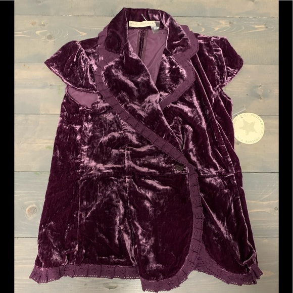NWT Cc Couture crushed velvet blazer - Picture 1 of 5